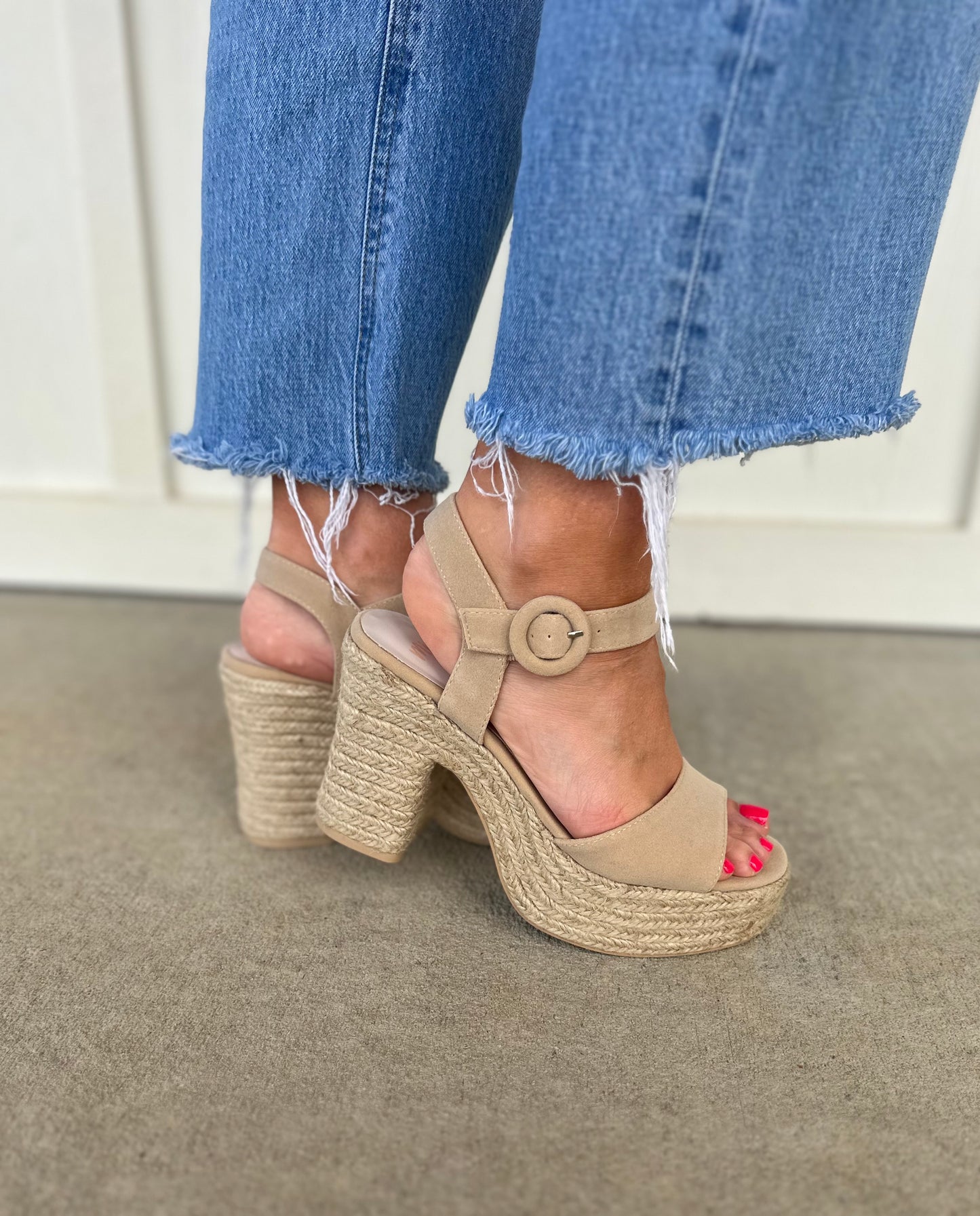 Jana Beige Wedge