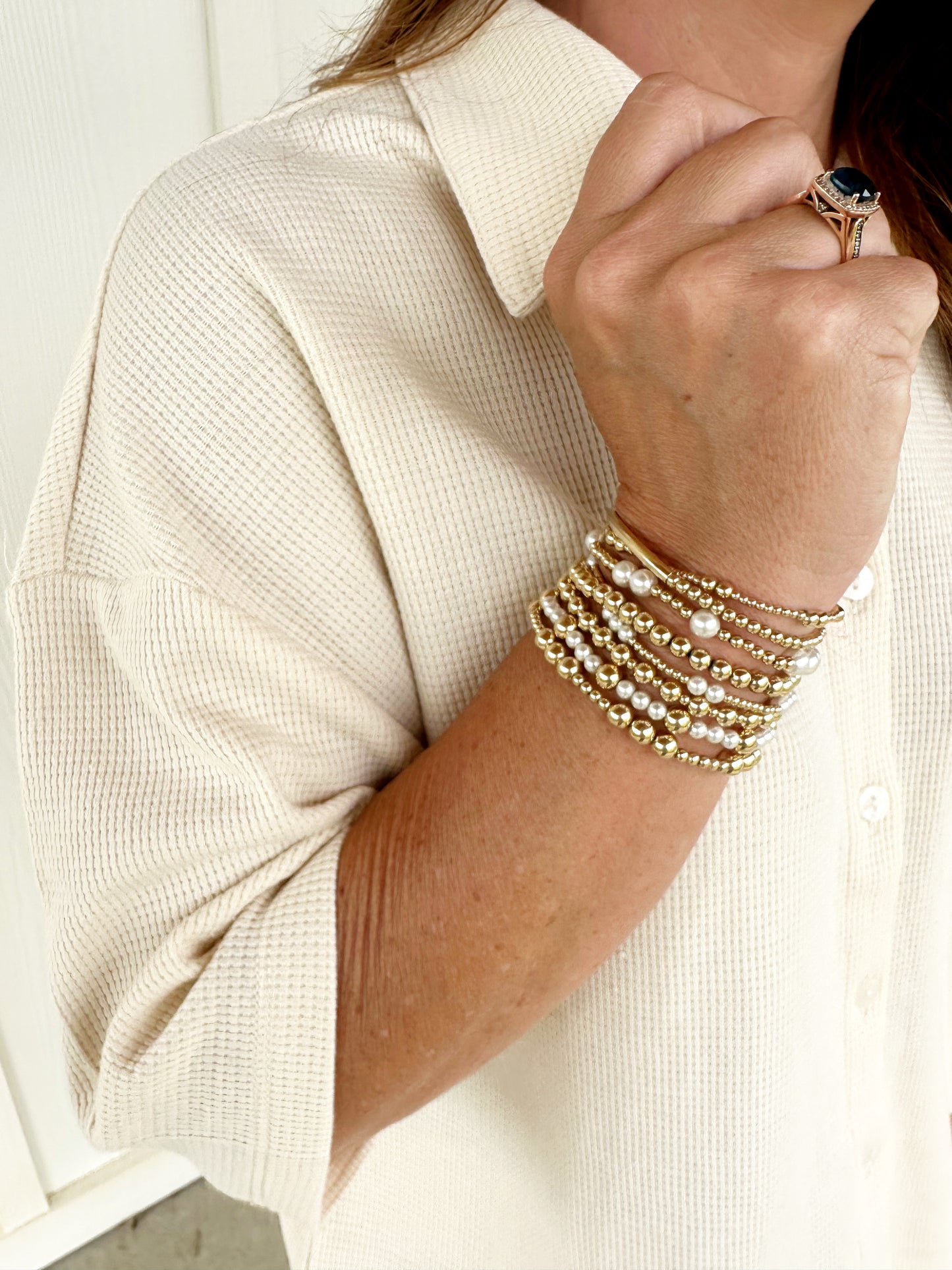 Alpaca Waffle Front Pocket Set