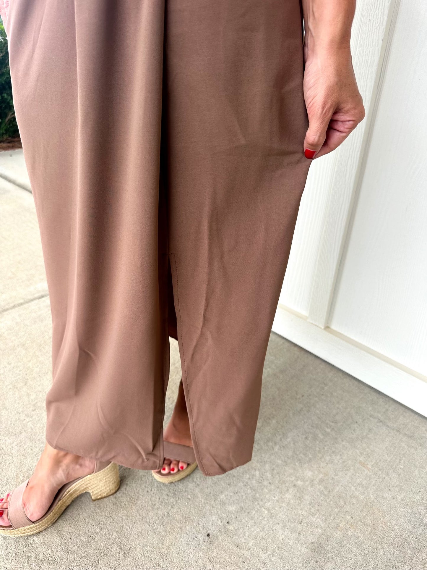 Mocha Sleeveless Dress