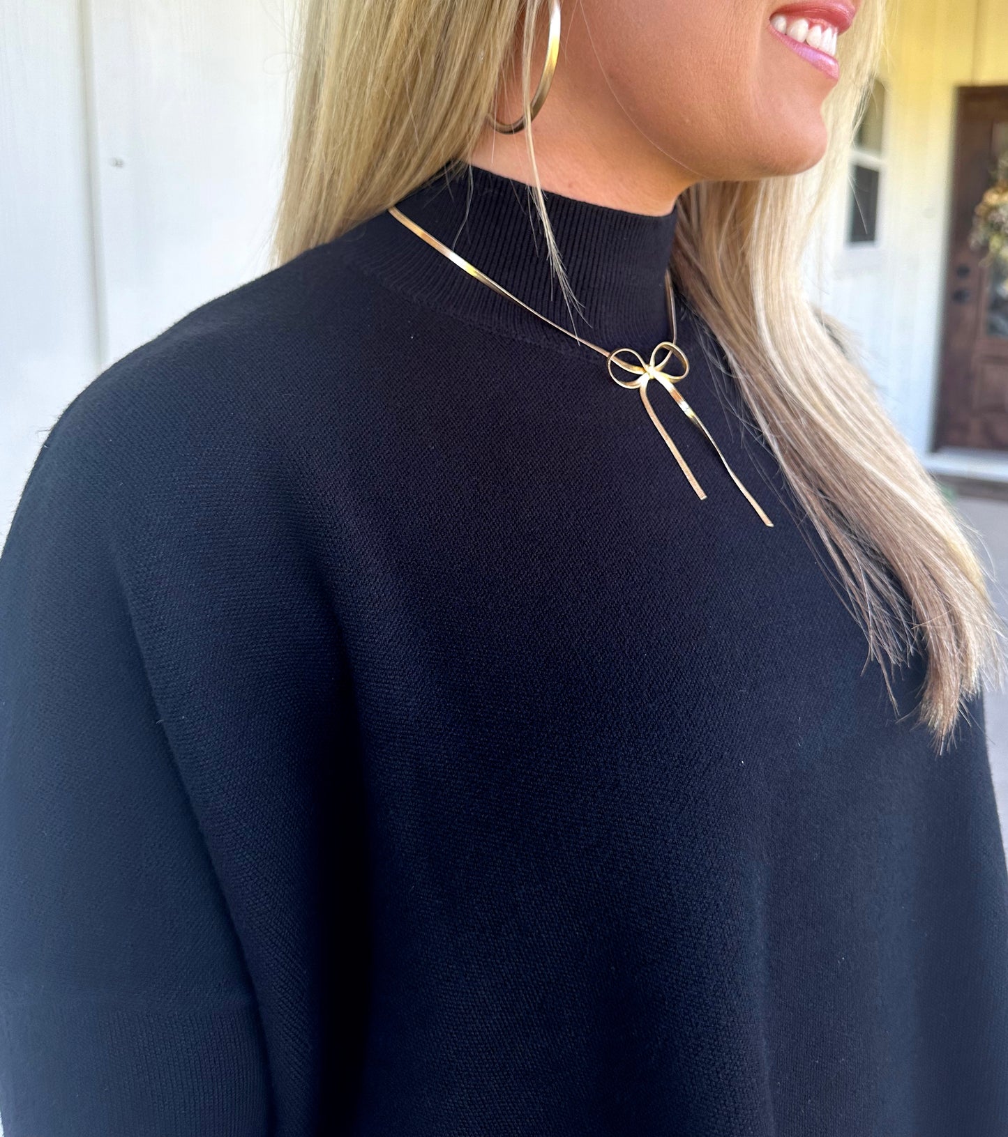 Black Detail Trim Top