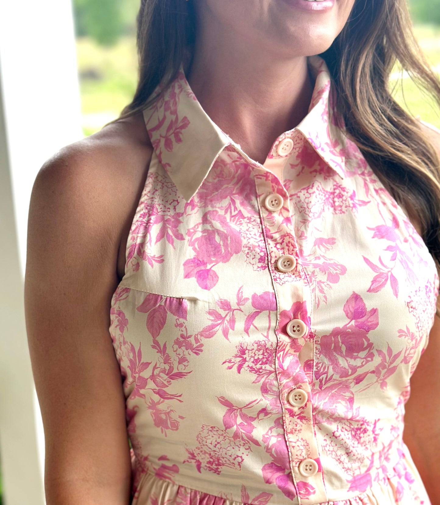 Alice Blush Pink Midi Dress
