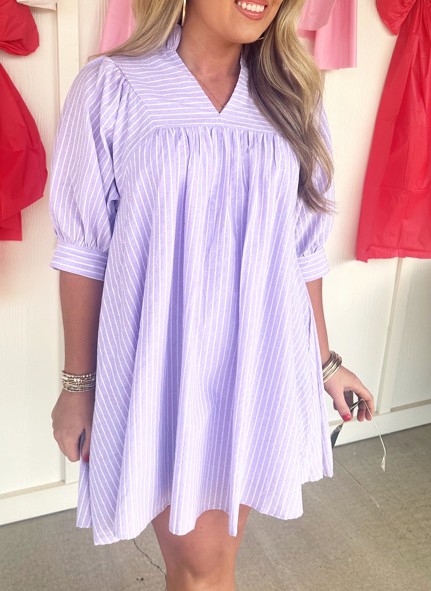 Lavender Stripe Mini