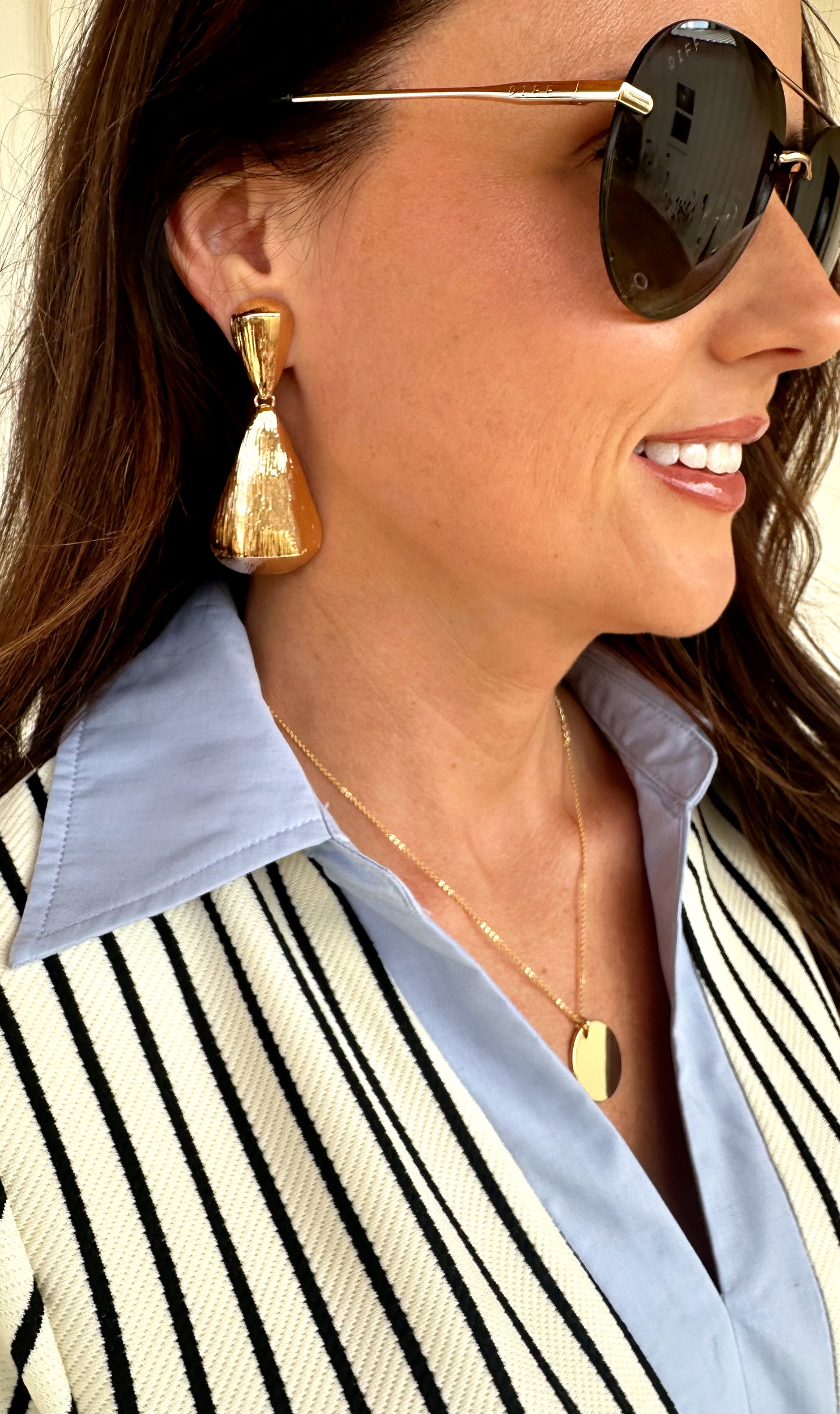 Double Teardrop Earrings