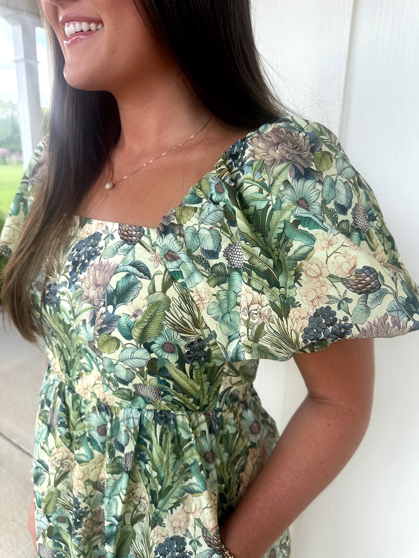 Clive Floral Print Dress
