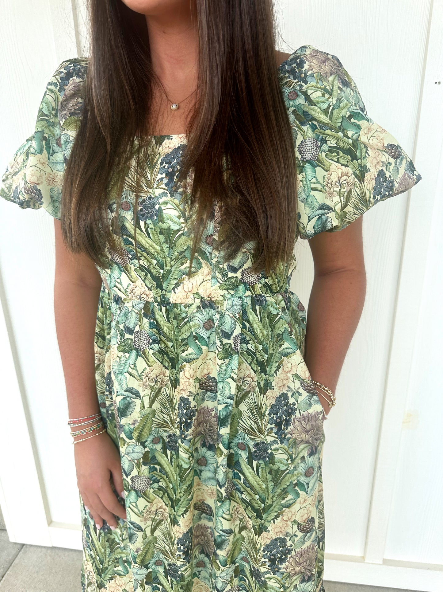 Clive Floral Print Dress