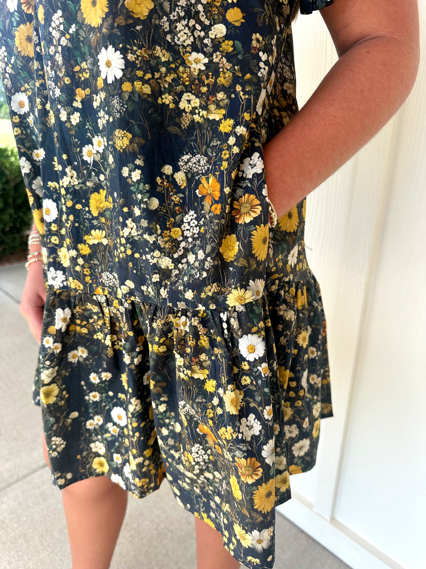 Black Flower Dress