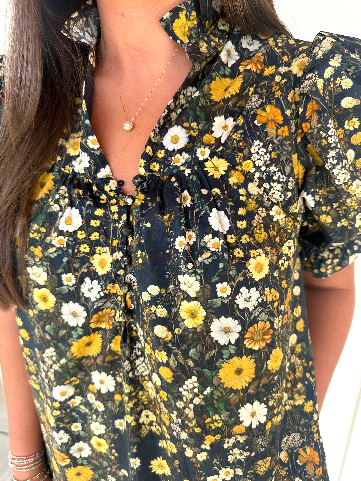 Black Flower Dress