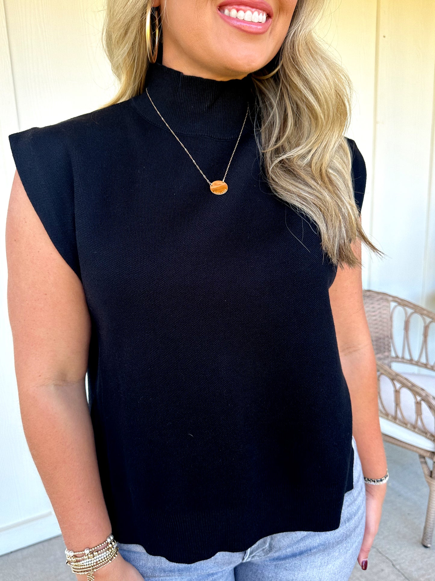 Black High Low Top