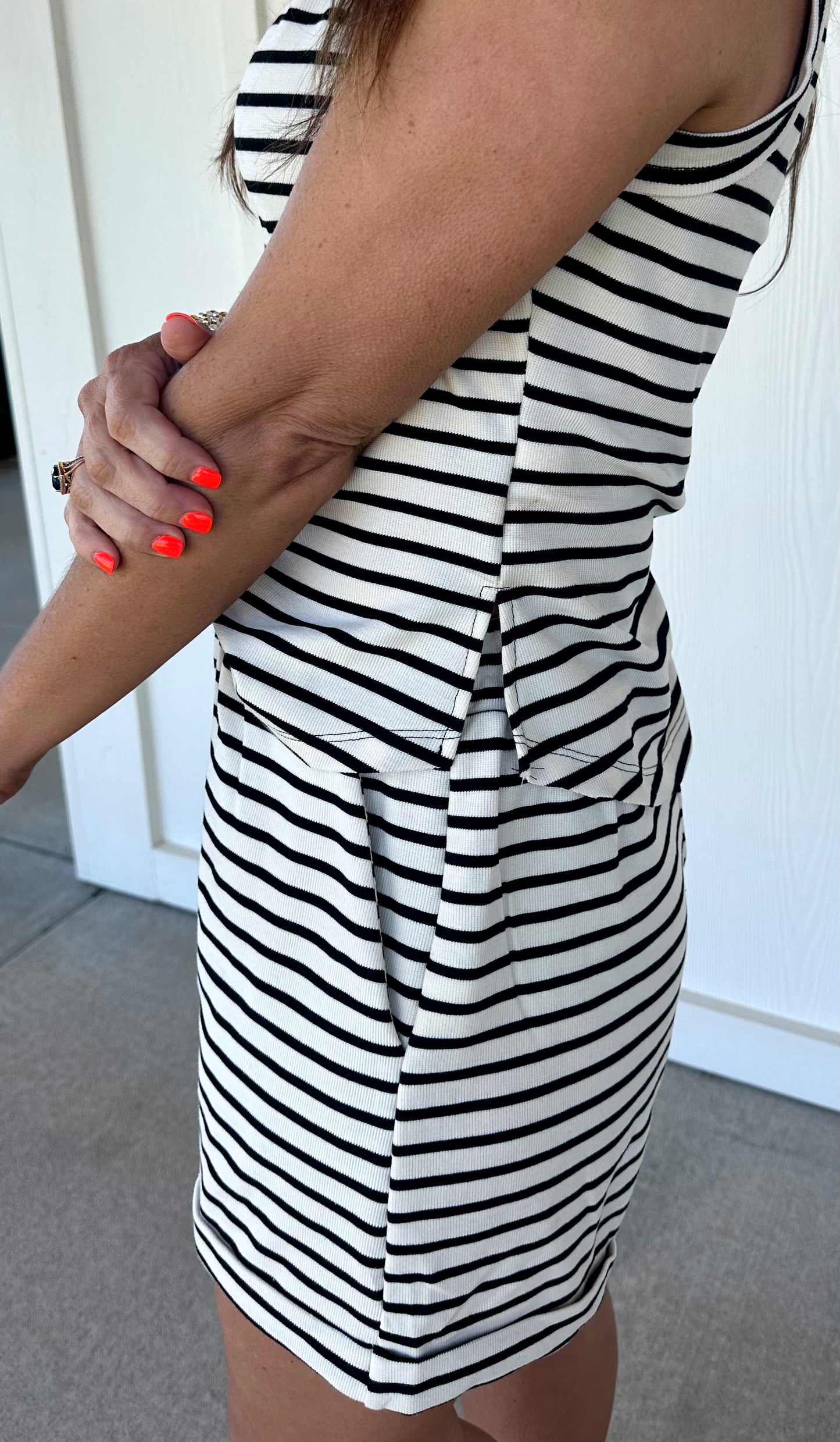 Black/White Short Set