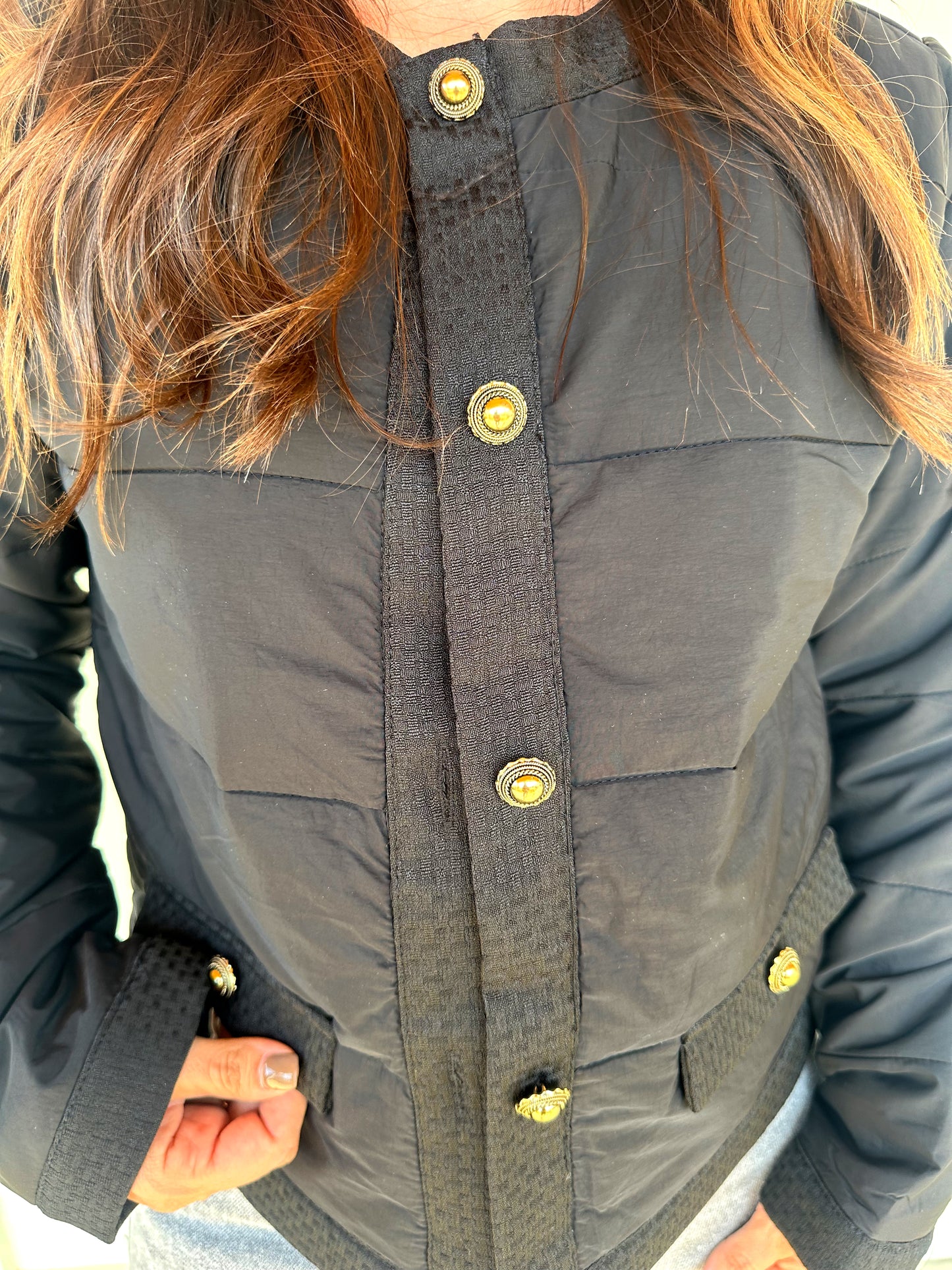 Black Quilt Jacket