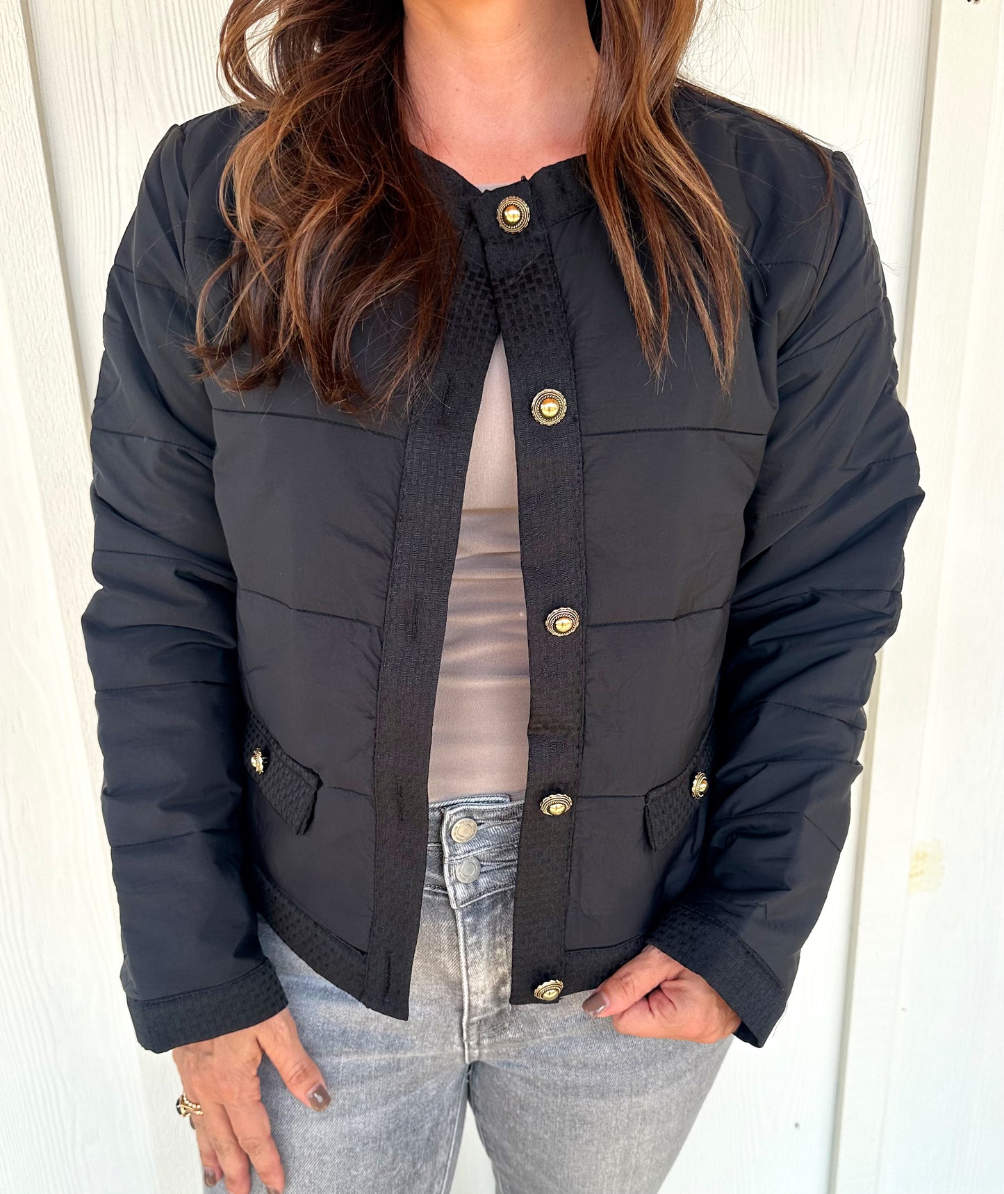 Black Quilt Jacket