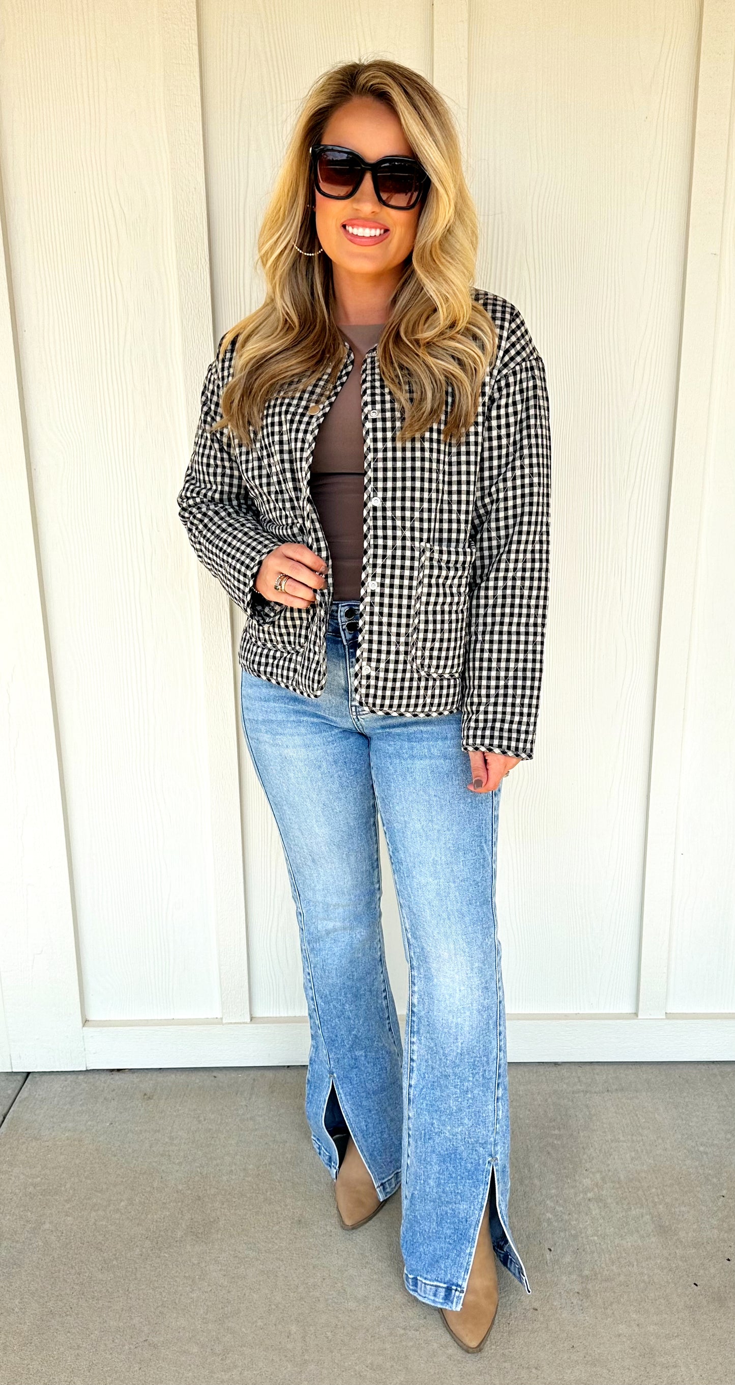 Gingham Jacket