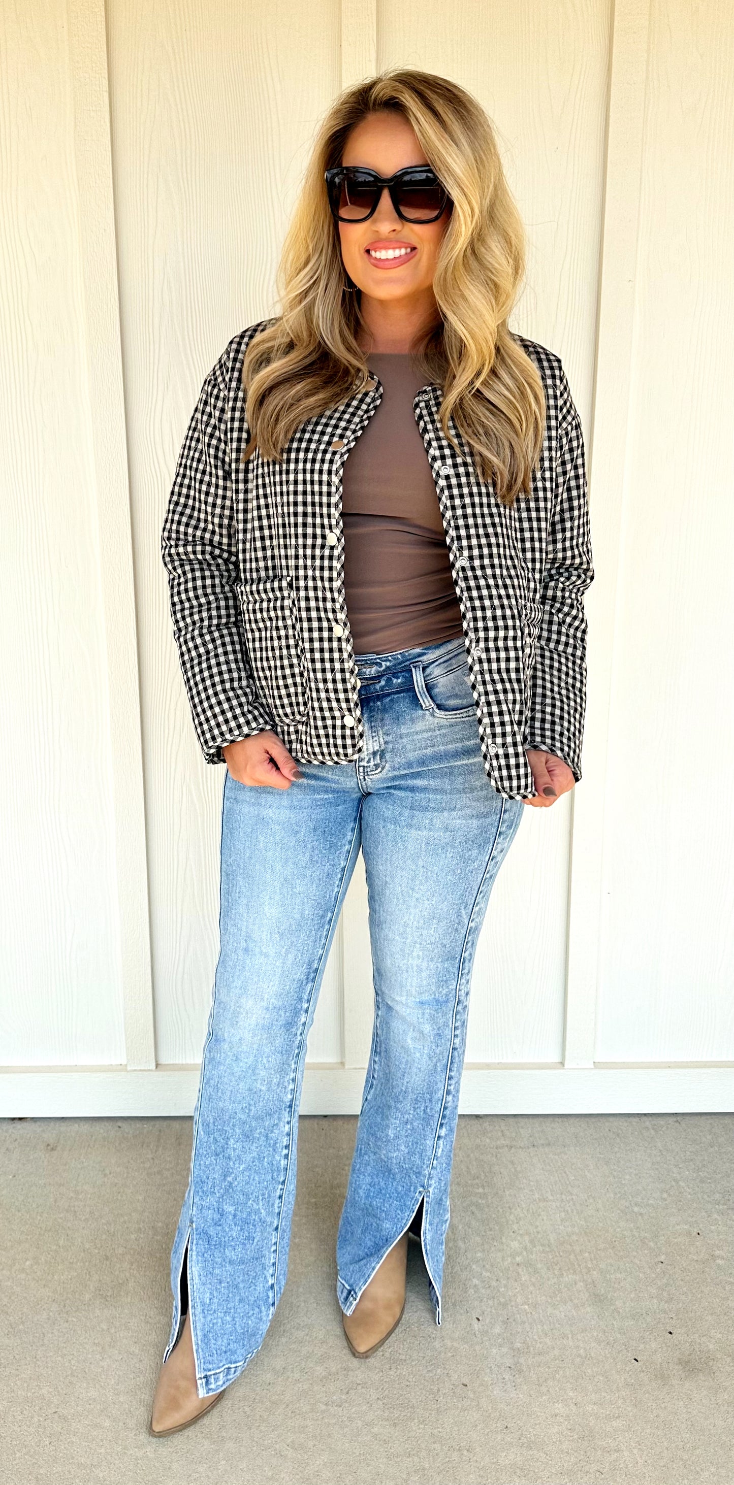 Gingham Jacket