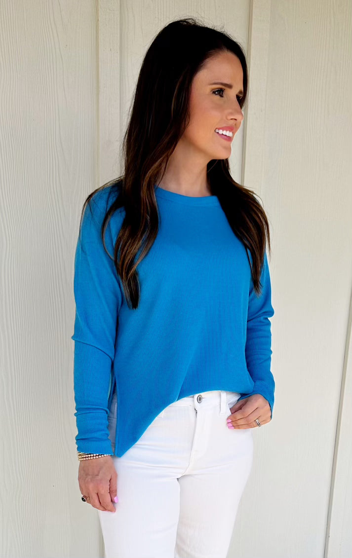 Waffle Long Sleeve Top