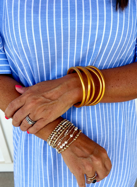 Gold Jelly Bracelets