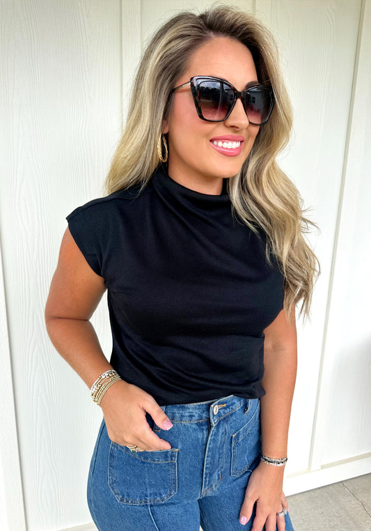 Black Pullover Top