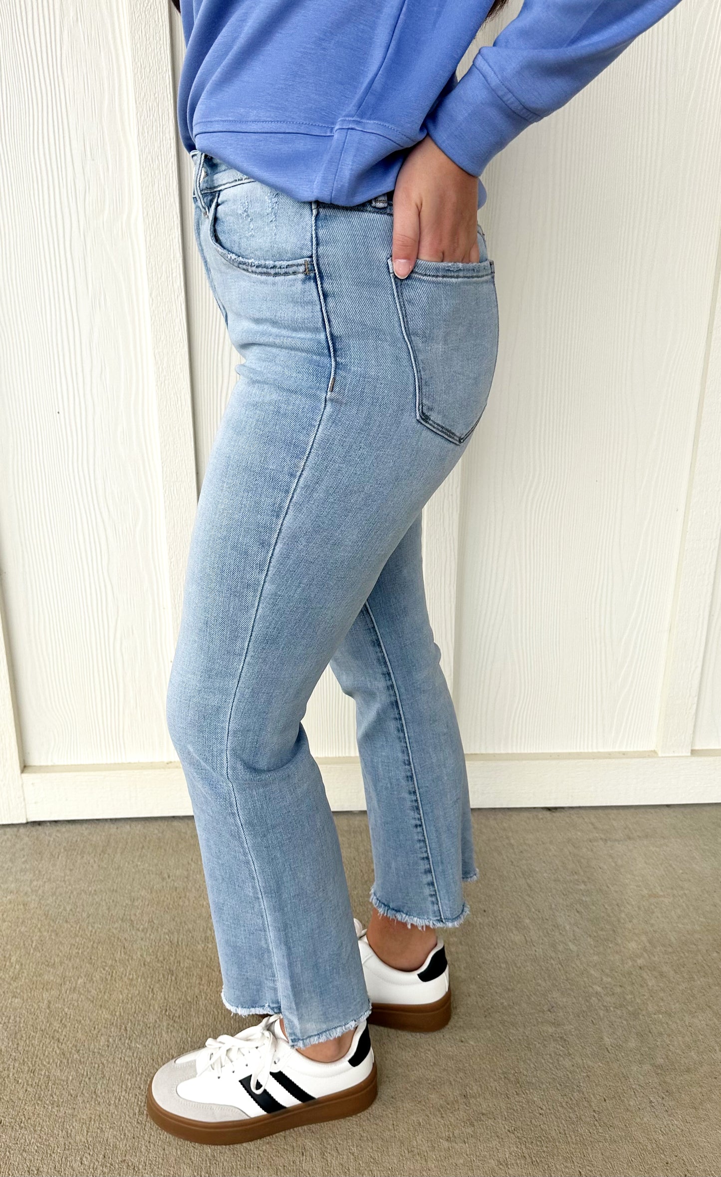 High Rise Crop Flare