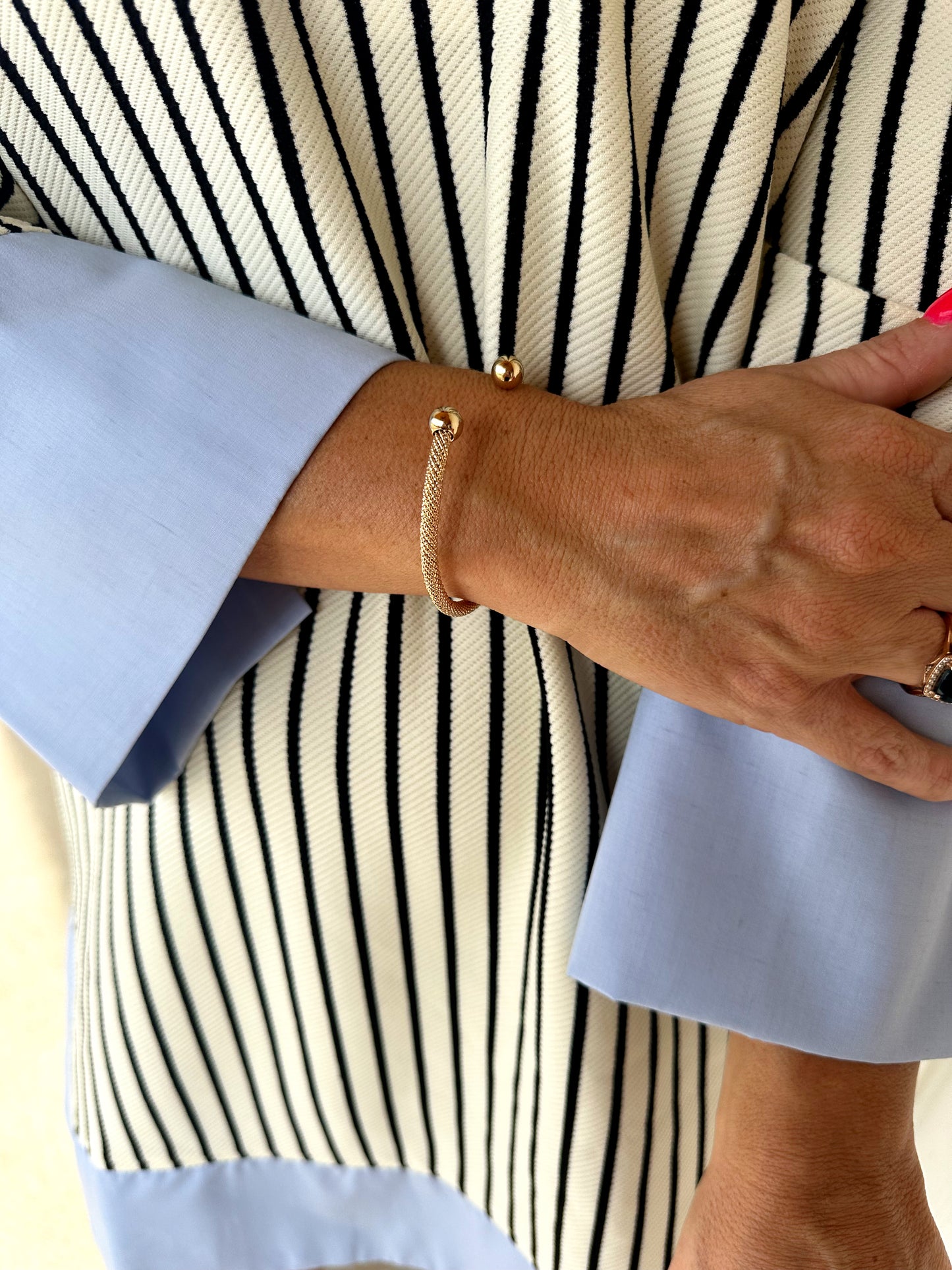 Stain Metal Cuff Bracelet