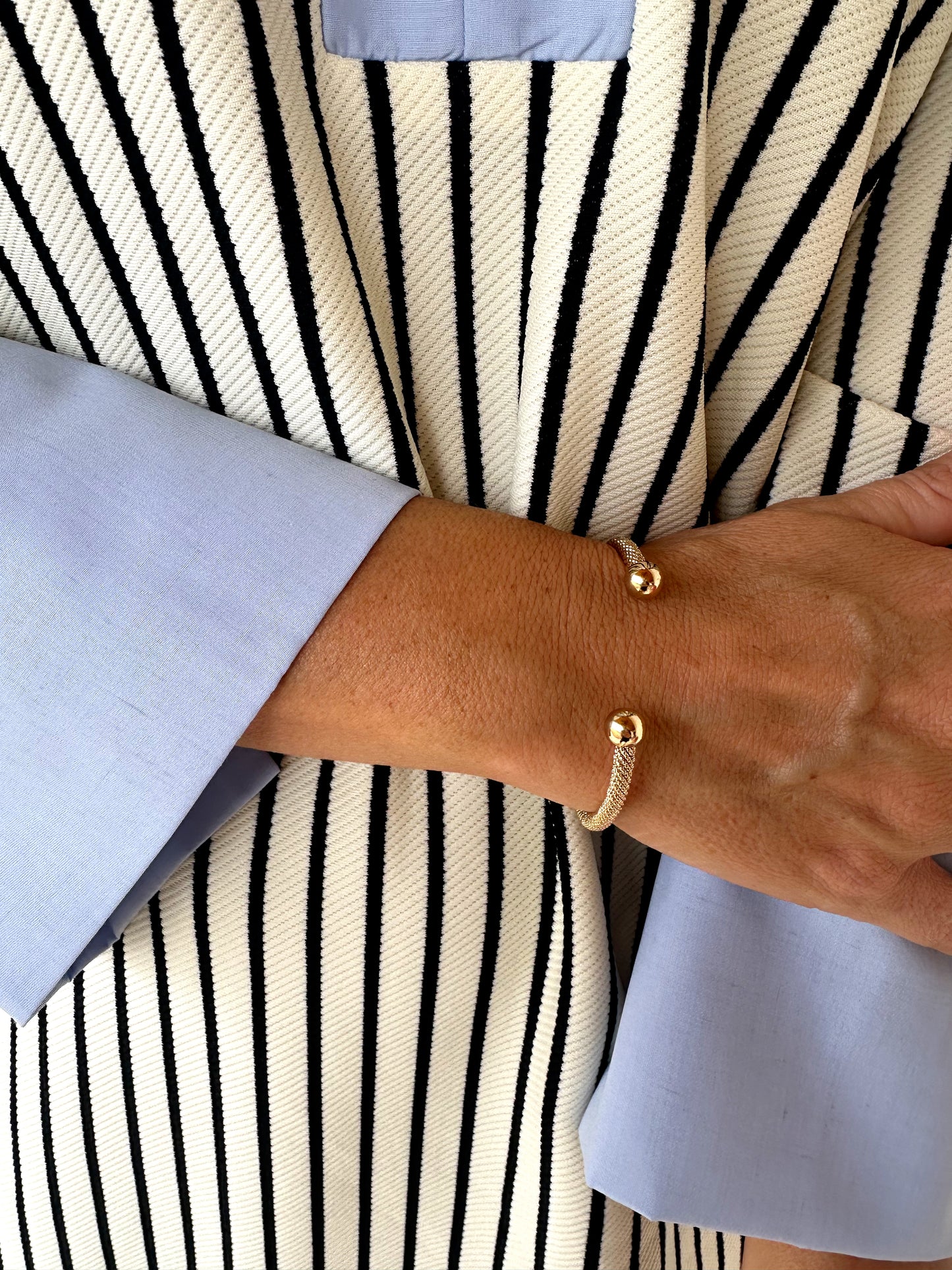 Stain Metal Cuff Bracelet