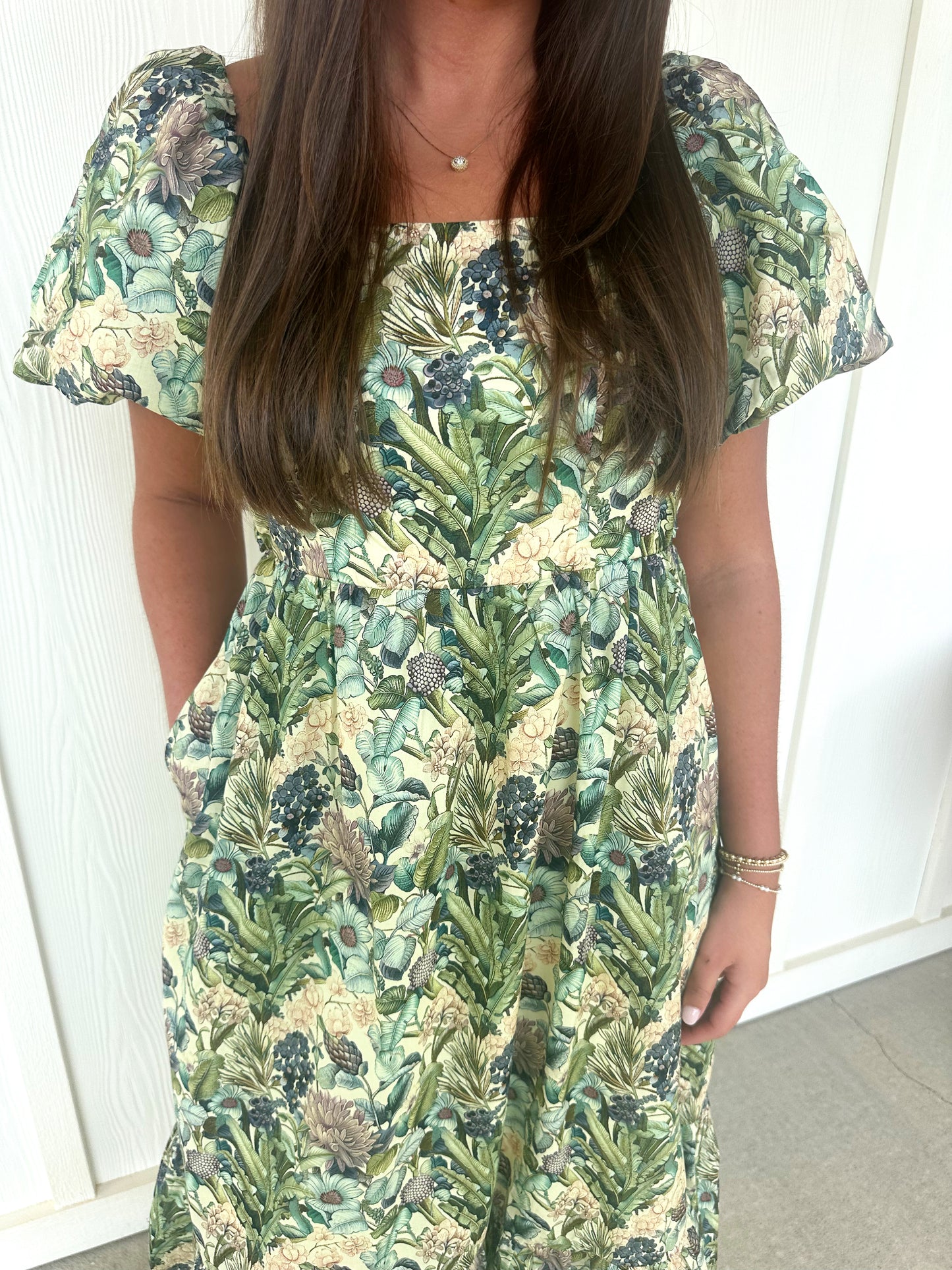 Clive Floral Print Dress