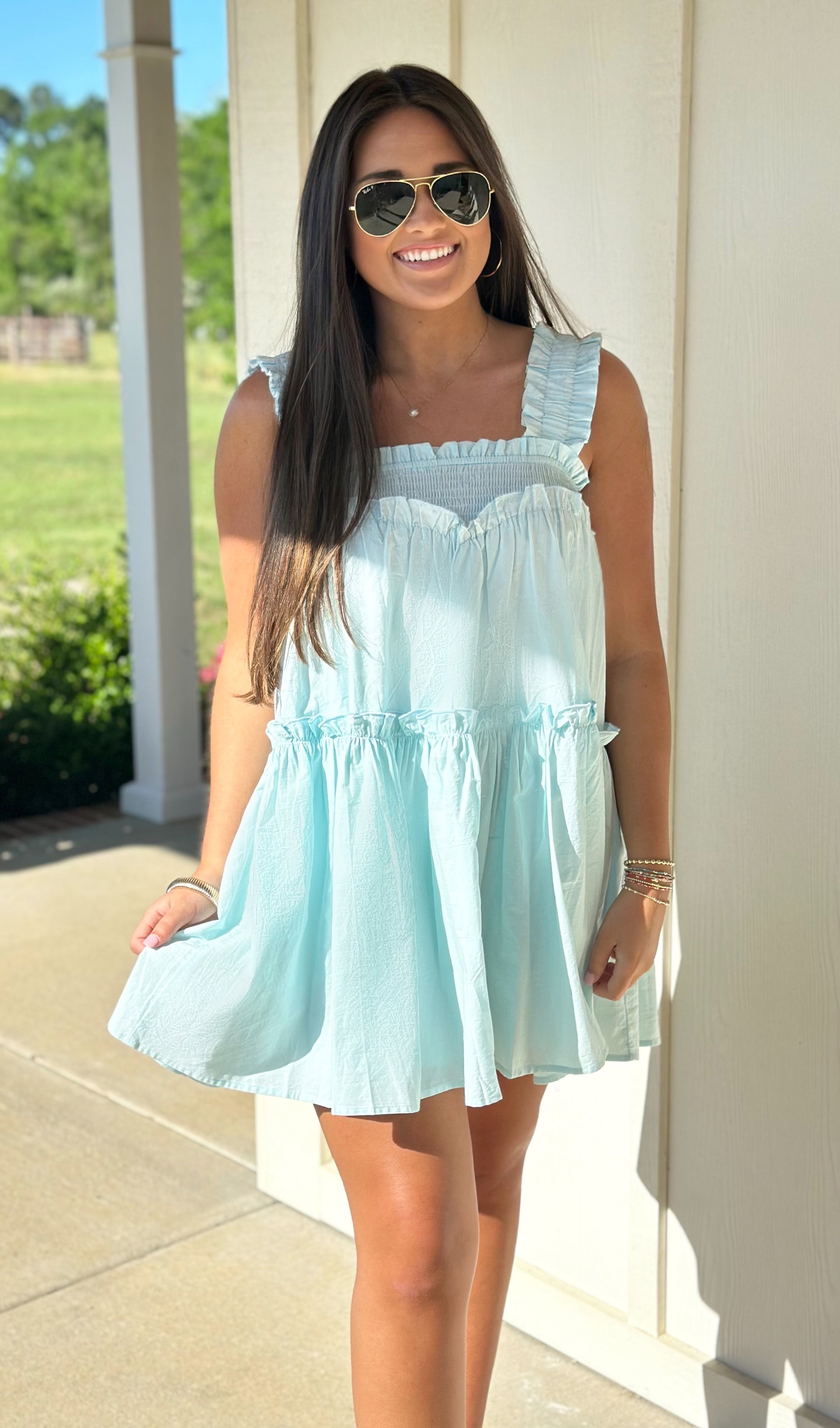 Aqua Blue Mini Dress Shoptwosummers Aqua Blue Mini Dress Shoptwosummers