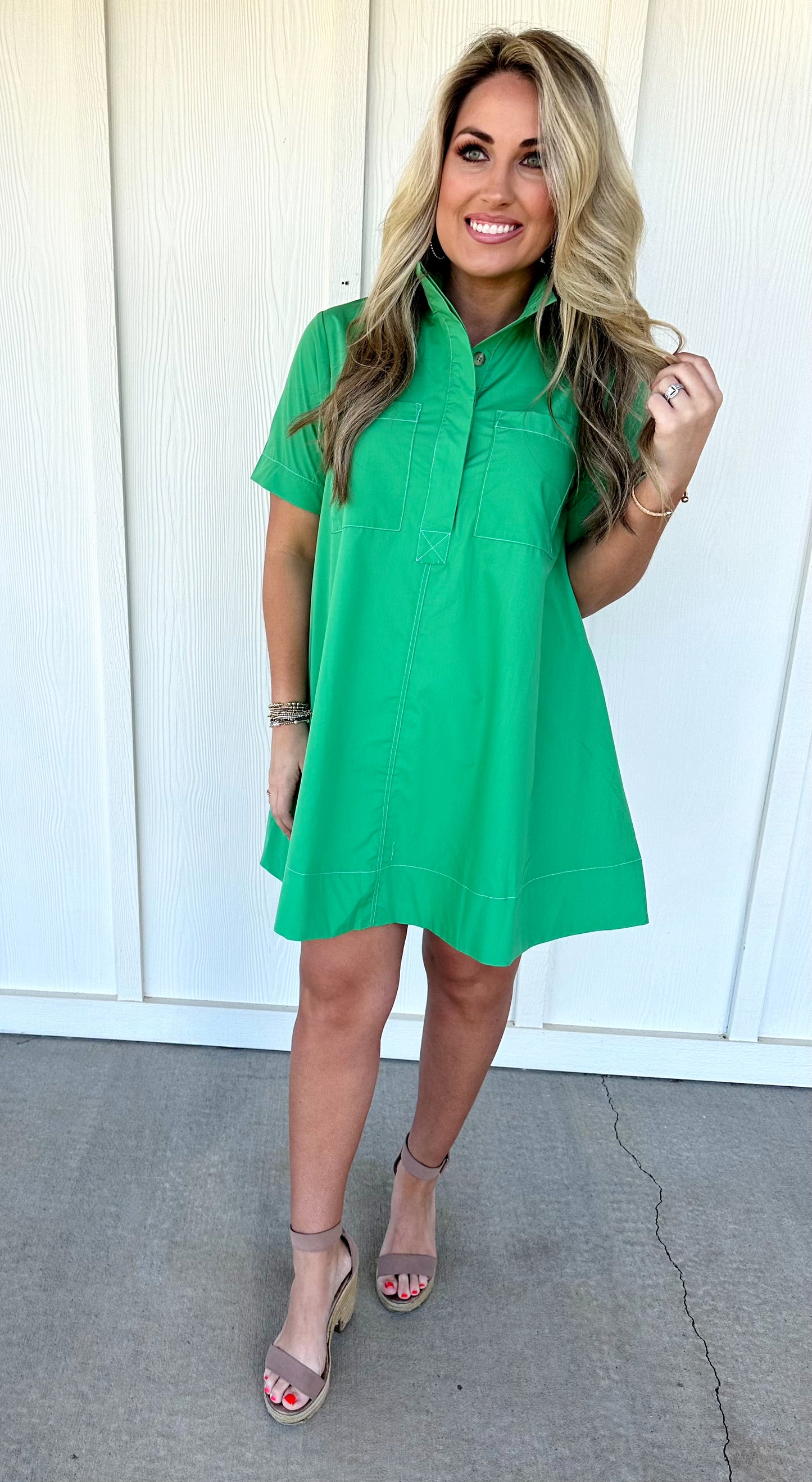 Green Mini Dress