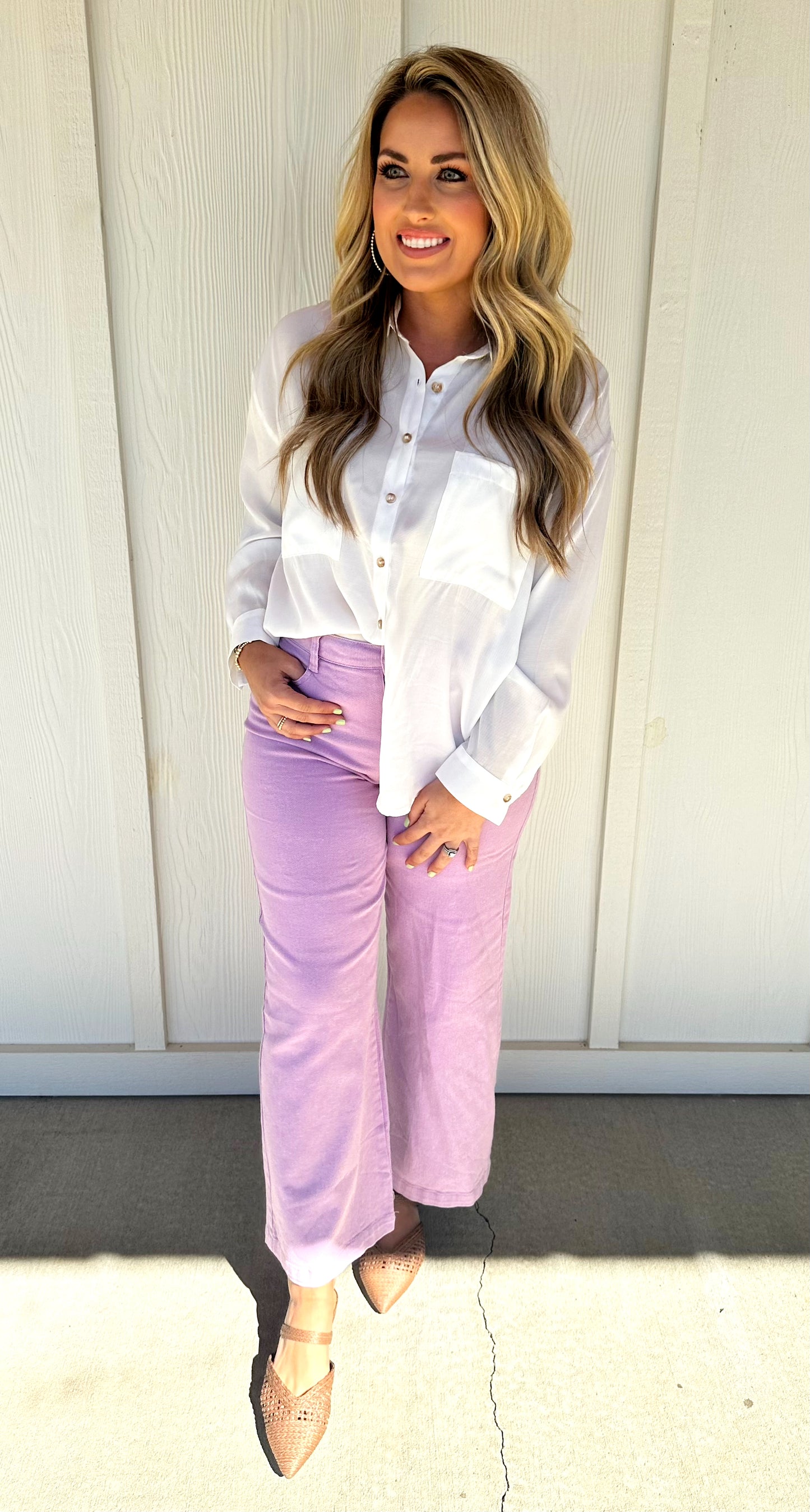 White Button Down Shirt