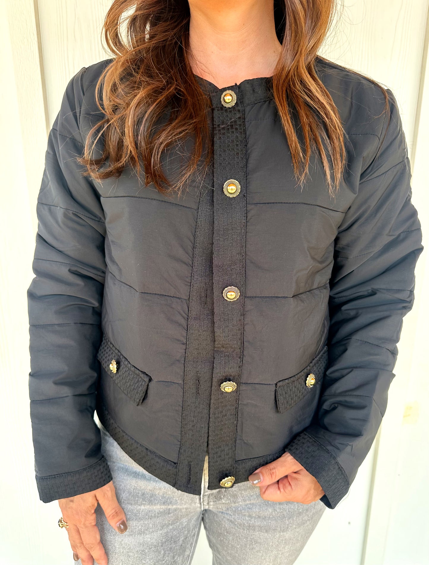 Black Quilt Jacket