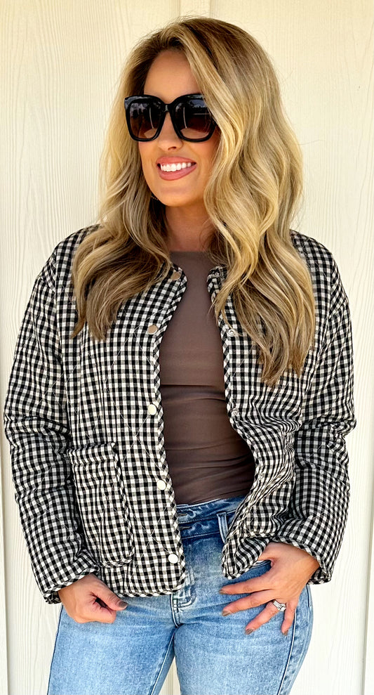 Gingham Jacket