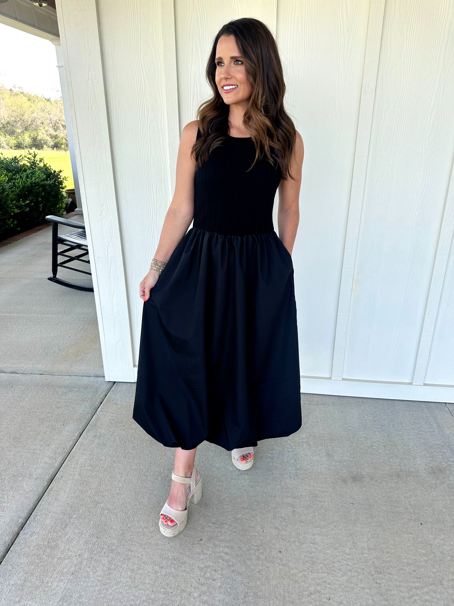 Black Bubble Dress