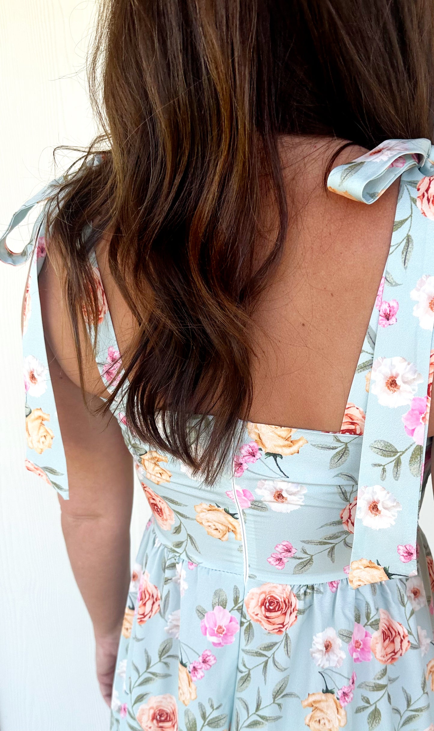 Grey Floral Sleevless Dress